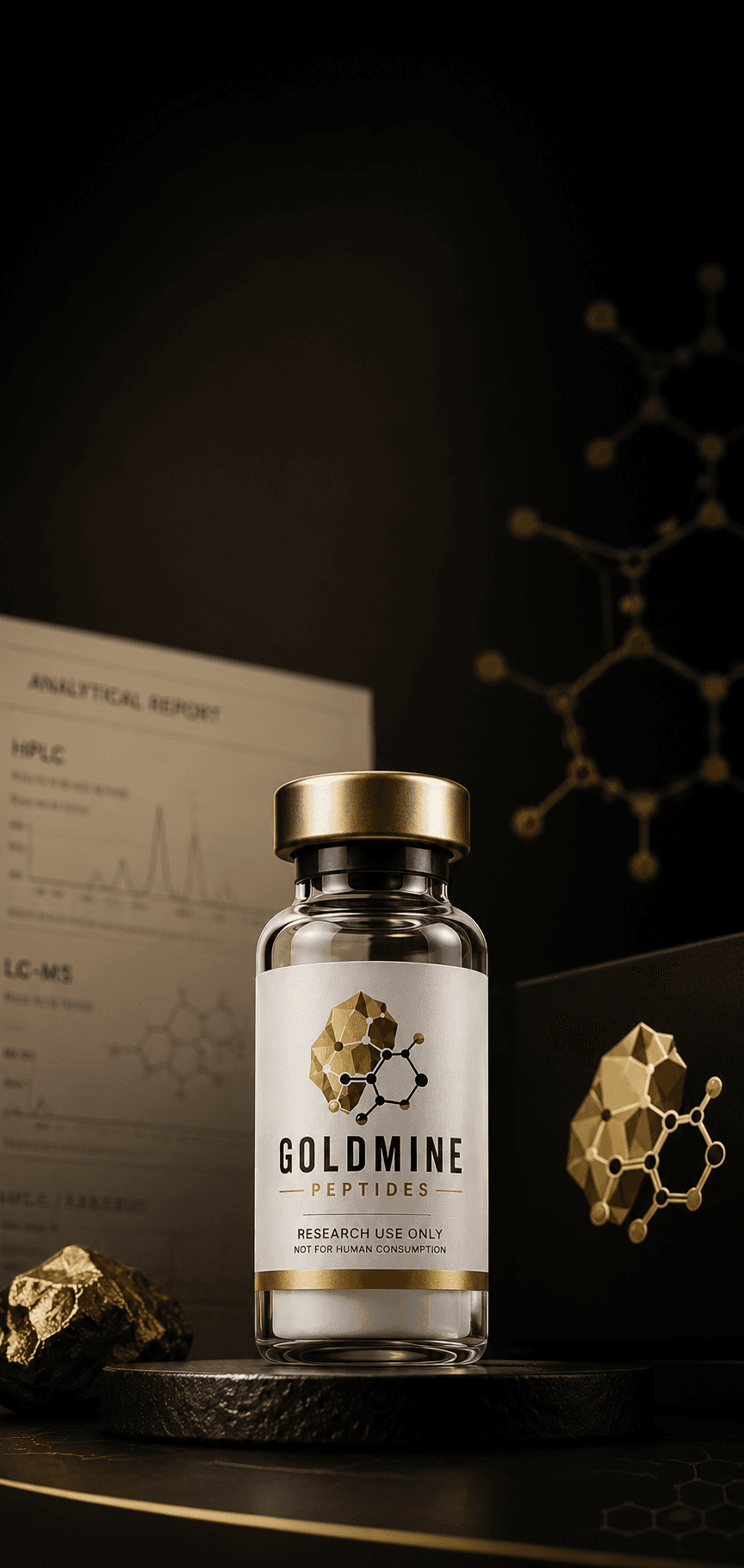Goldmine Peptides premium research catalog
